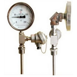 带热电偶阻双金属温度计